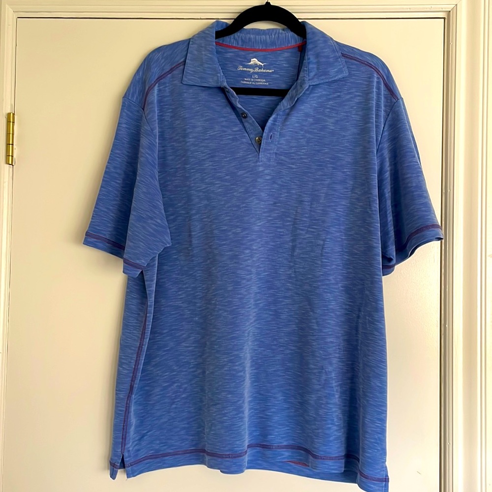 Tommy Bahama blue polo 👕